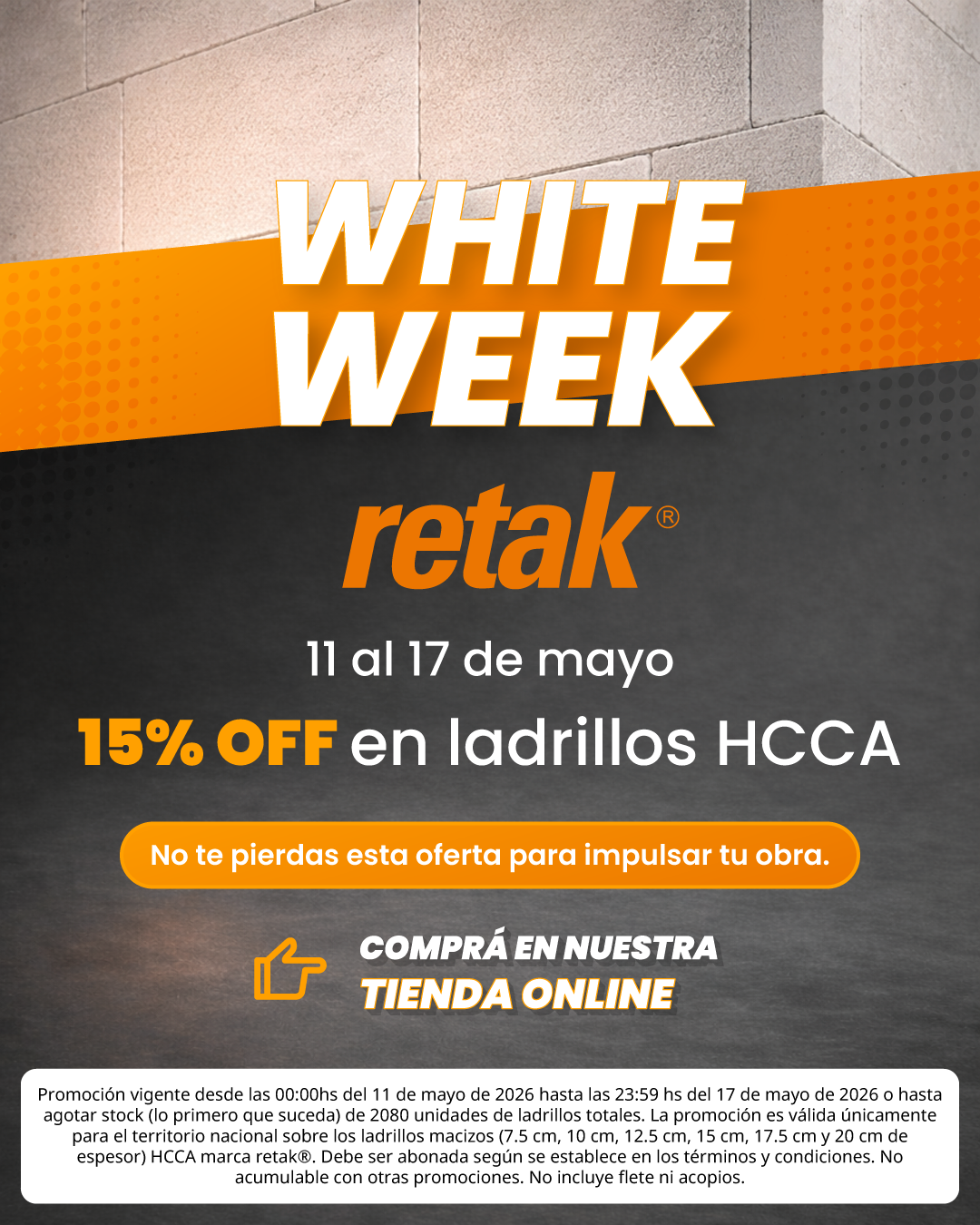 Llegaron las ofertas a Tienda retak®